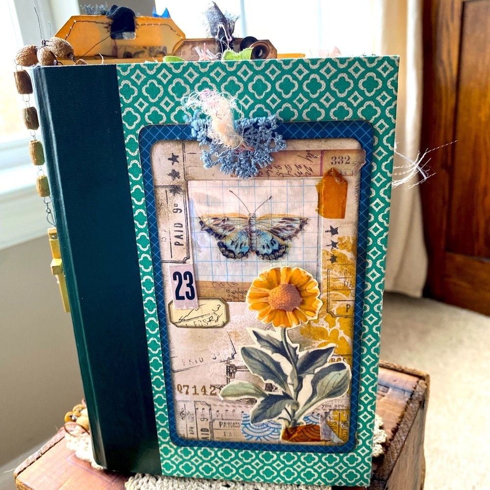 🆕 Handmade Travelers Notebook Junk Journal - Diary of an Edwardian Lady